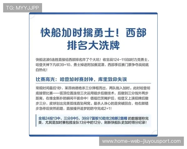 快船排名上升背后：一笔隐藏换人策略成转折点！